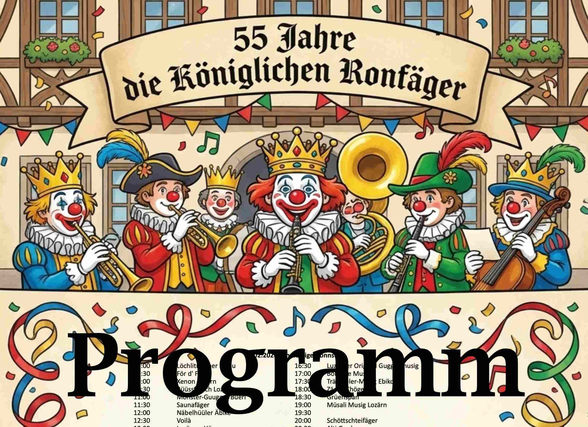 Das Programm in der Münzgasse 2026